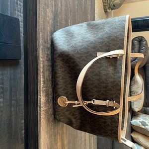 Brown Large Michael Kors purse